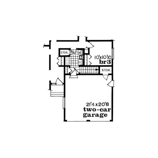 Ranch House Plan Optional Floor Plan - Ibezia Stucco Ranch Home 062D-0100 - Search House Plans and More