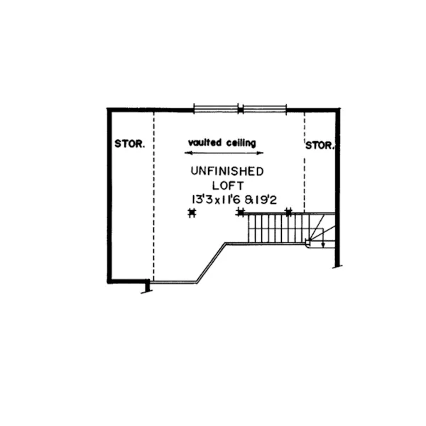 Lake House Plan Second Floor - Grand Mesa A-Frame Home 062D-0146 - Search House Plans and More