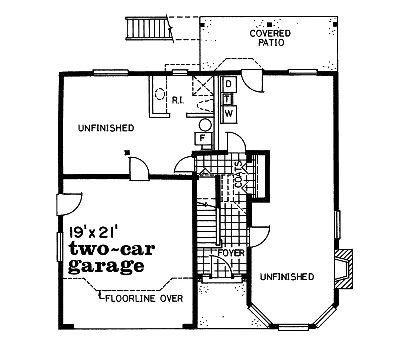 Sunbelt House Plan First Floor - Vincent Victorian Sunbelt Home 062D-0201 - Shop House Plans and More