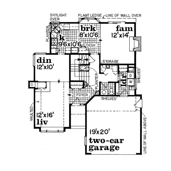 Traditional House Plan First Floor - Acropolis Contemporary Home 062D-0213 - Search House Plans and More