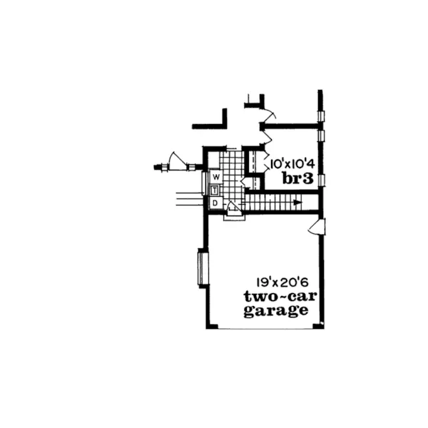 Ranch House Plan Optional Floor Plan - Brentwood Park Ranch Home 062D-0219 - Search House Plans and More