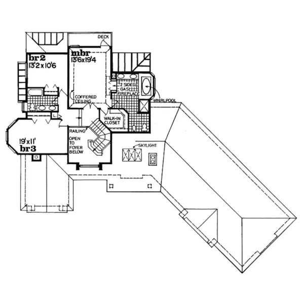 Luxury House Plan Second Floor - Orwicke Florida Home 062D-0230 - Shop House Plans and More