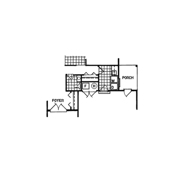 Country House Plan Optional Floor Plan - Bryan Valley Country Ranch Home 062D-0238 - Search House Plans and More