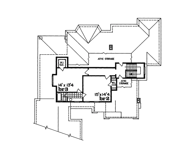 Luxury House Plan Second Floor - Avon Lake Luxury Home 062D-0251 - Search House Plans and More