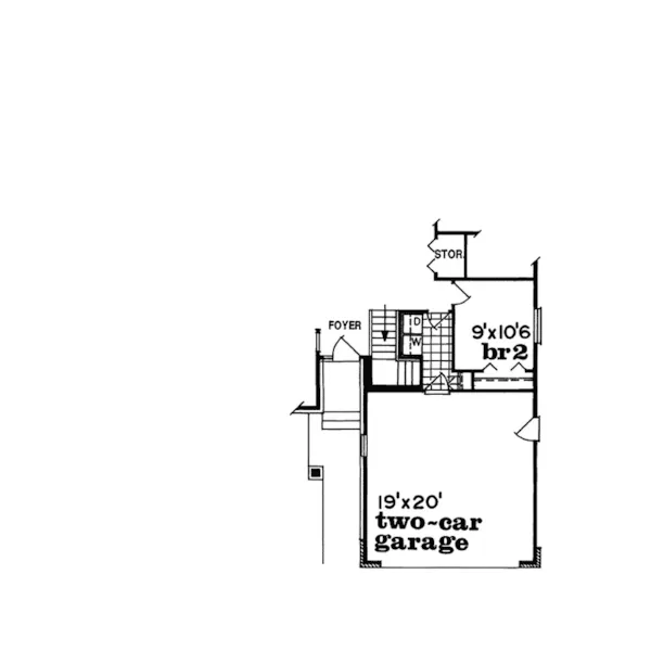 Contemporary House Plan Optional Floor Plan - Doddridge Trail Ranch Home 062D-0268 - Search House Plans and More