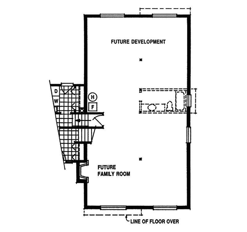 Traditional House Plan Second Floor - Augsburg Traditional Home 062D-0274 - Search House Plans and More