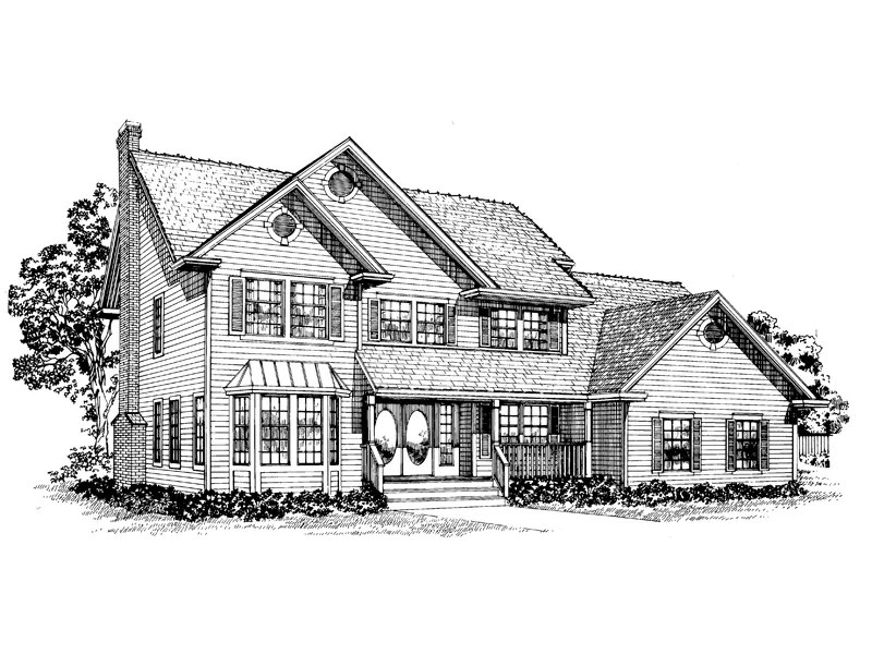 Two-Story Traditional Style Home With Southern Influence