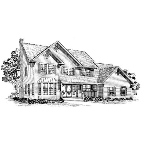 Two-Story Traditional Style Home With Southern Influence