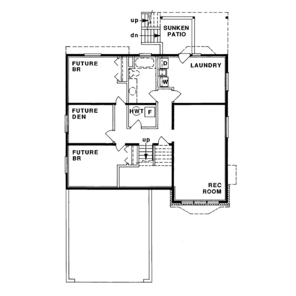 Traditional House Plan First Floor - Blanche Traditional Home 062D-0331 - Search House Plans and More