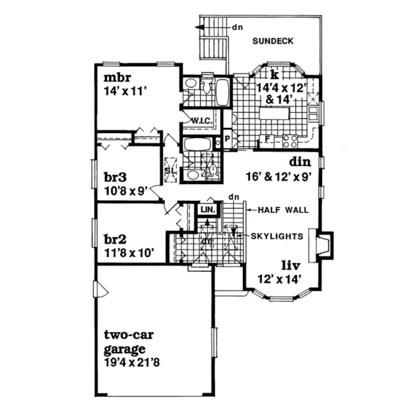 Traditional House Plan Second Floor - Blanche Traditional Home 062D-0331 - Search House Plans and More