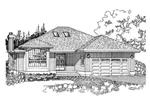 Simple Ranch Style Home With Low-Pitched Roof
