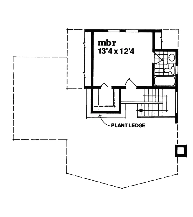 Vacation House Plan Second Floor - Lodgehill Rustic A-Frame Home 062D-0337 - Shop House Plans and More