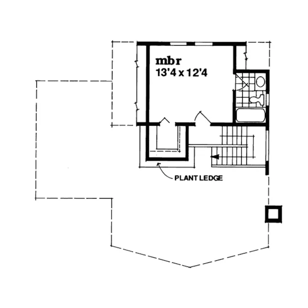 Mountain House Plan Second Floor - Lodgehill Rustic A-Frame Home 062D-0337 - Shop House Plans and More