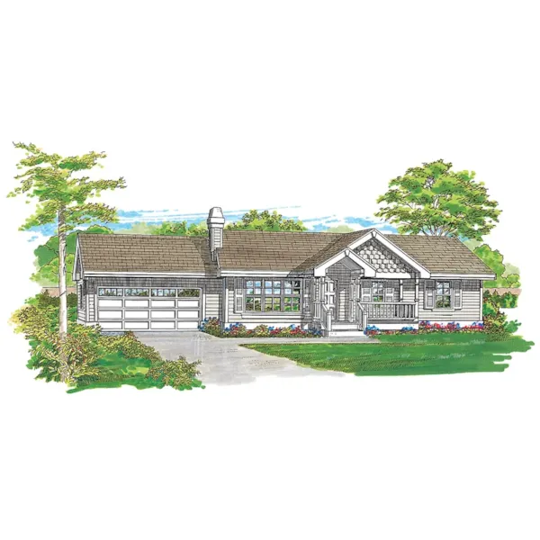 Ranch With Convenient Covered Porch