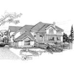 Luxury House Plan Front of Home - Bollingbrooke Luxury Home 062D-0353 - Search House Plans and More