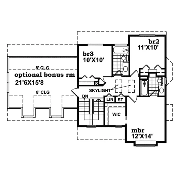 Country House Plan Second Floor - Lumiere Farmhouse 062D-0360 - Shop House Plans and More