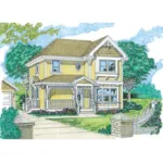 Country House Plan Front of Home - Lumiere Farmhouse 062D-0360 - Shop House Plans and More