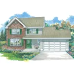 Traditional House Plan Front of Home - Isidora Traditional Home 062D-0361 - Search House Plans and More