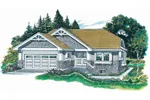 Shingle House Plan Front of Home - Sacramento Victorian Home 062D-0365 - Shop House Plans and More