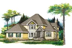 Modern House Plan Front of Home - Sharmaine Victorian Home 062D-0367 - Shop House Plans and More