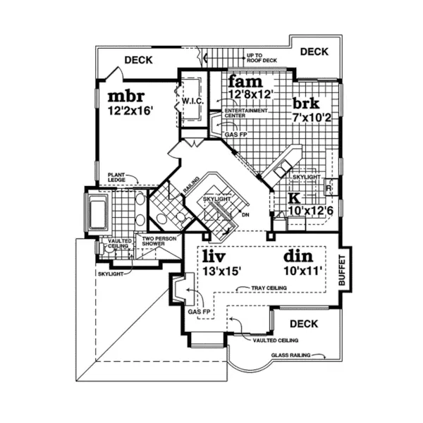 Southern Plantation House Plan Second Floor - Thomasina Traditional Home 062D-0369 - Shop House Plans and More