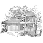 Southern Plantation House Plan Front of Home - Thomasina Traditional Home 062D-0369 - Shop House Plans and More