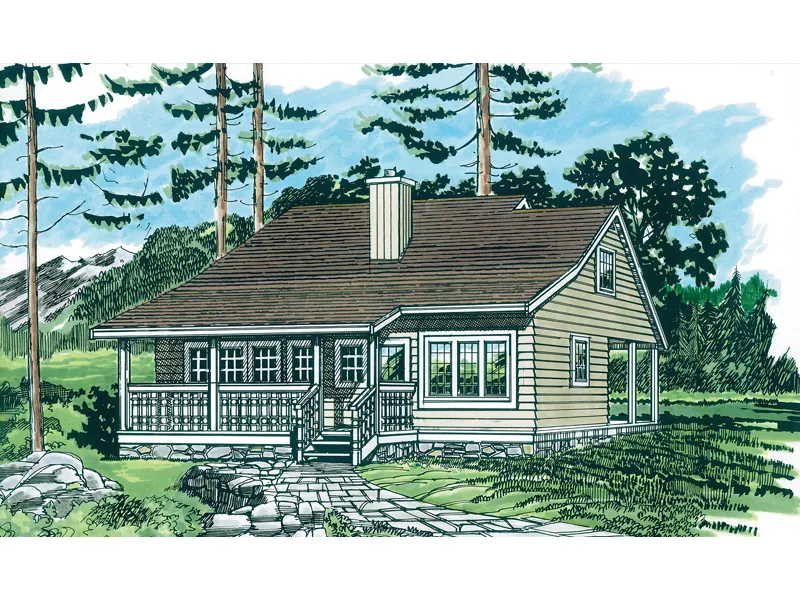Cozy Country Cottage Plan