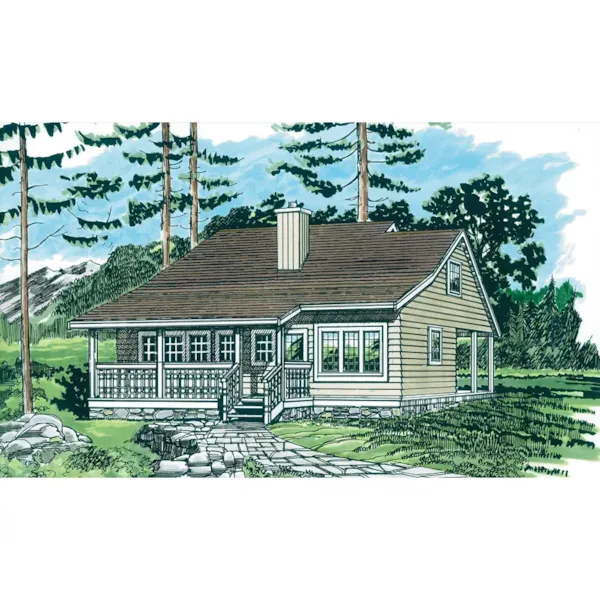 Cozy Country Cottage Plan