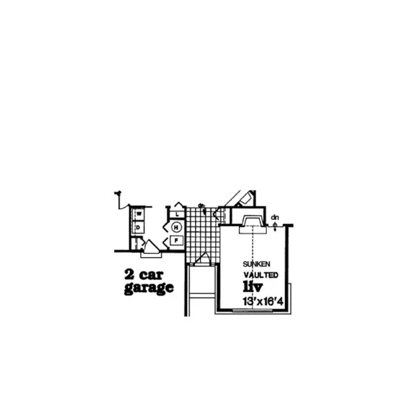 Traditional House Plan Optional Floor Plan - Kinsella Floridian Style Home 062D-0393 - Search House Plans and More