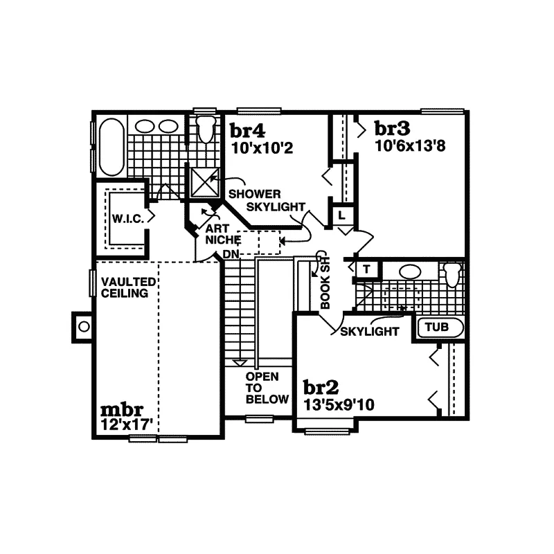 Country House Plan Second Floor - Flannery Farm Country Home 062D-0397 - Search House Plans and More