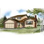 Traditional House Plan Front of Home - Markham Mill Traditional Home 062D-0433 - Shop House Plans and More