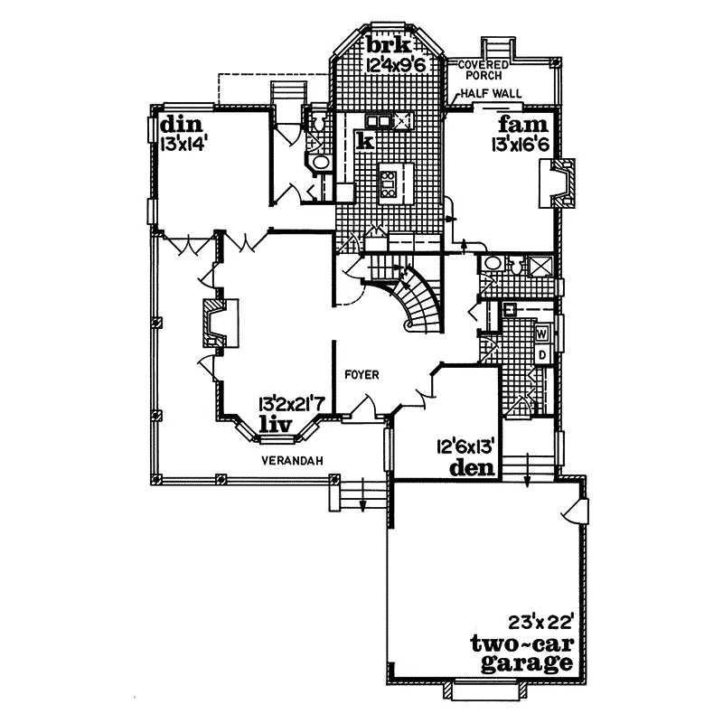 Luxury House Plan First Floor - Marcross Modern Home 062D-0450 - Shop House Plans and More