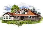 Country House Plan Front of Home - Samana Country Home 062D-0458 - Shop House Plans and More