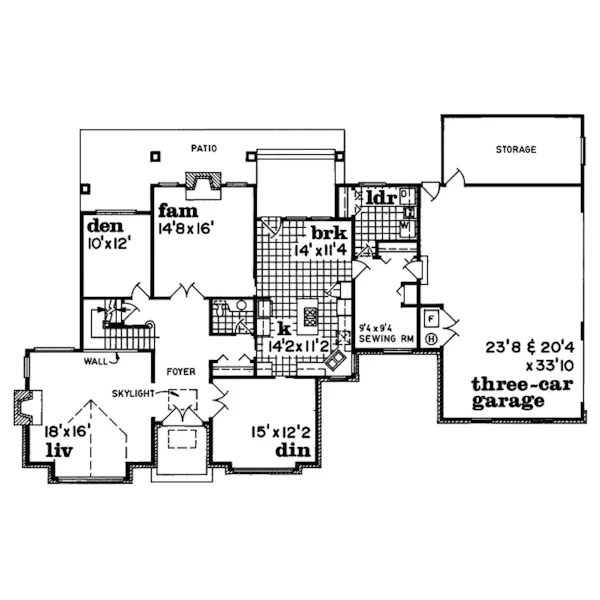 Luxury House Plan First Floor - Bourbonnais Manor Luxury Home 062D-0459 - Search House Plans and More