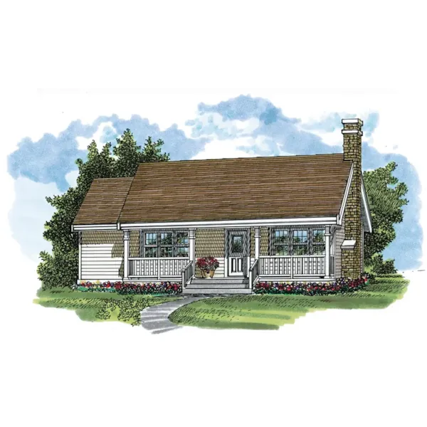 Country House Plan Front of Home - Shadybrook Cottage Home 062D-0479 - Shop House Plans and More