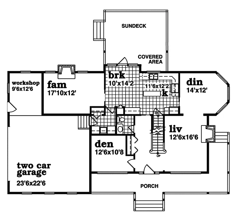Southern House Plan First Floor - Devereaux Victorian Home 062D-0484 - Search House Plans and More