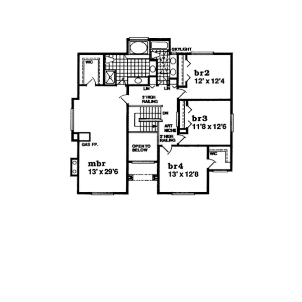 Luxury House Plan Second Floor - Sevilla Way Sunbelt Home 062D-0487 - Shop House Plans and More