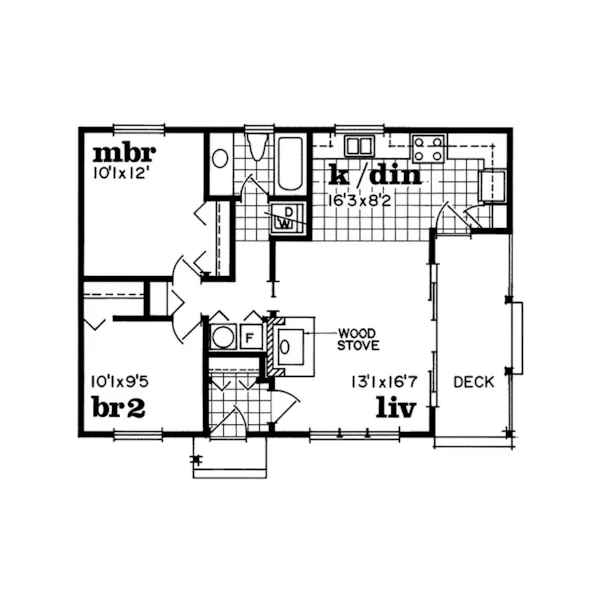 Mountain House Plan First Floor - Ridgemoor Place Rustic Home 062D-0488 - Shop House Plans and More