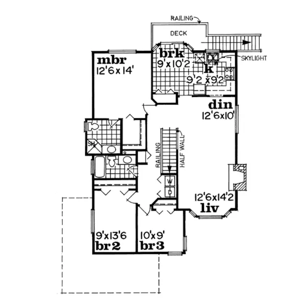 Traditional House Plan Second Floor - Lucia Valley Neoclassical Home 062D-0497 - Shop House Plans and More