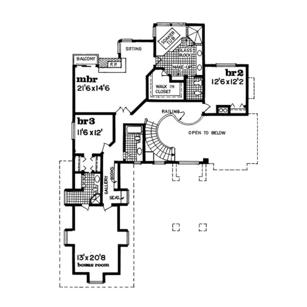 Luxury House Plan Second Floor - Klevhorn Luxury European Home 062D-0505 - Search House Plans and More