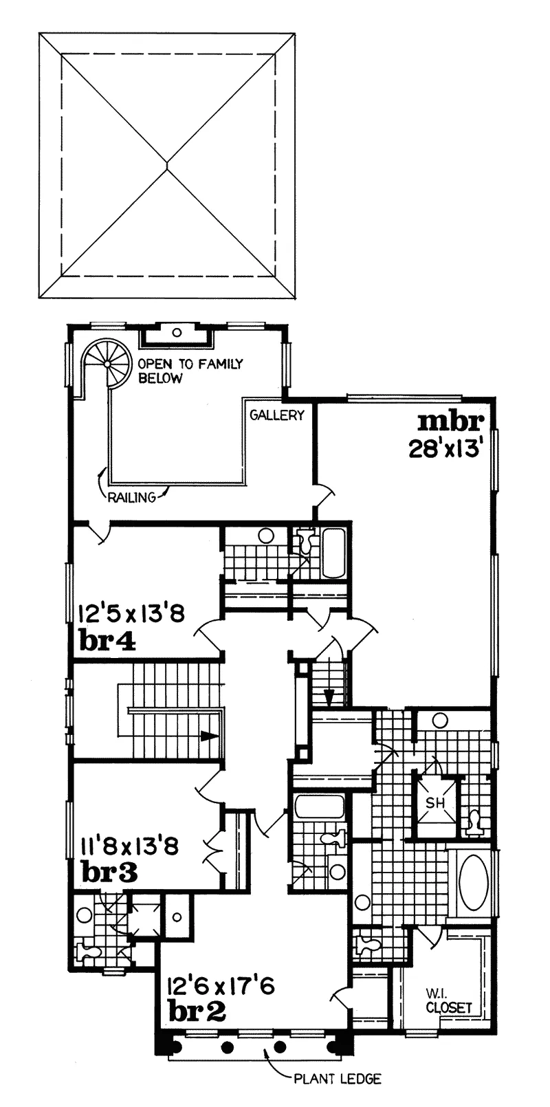 Luxury House Plan Second Floor - Barret Station Luxury Home 062D-0506 - Search House Plans and More