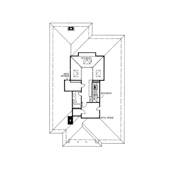 Contemporary House Plan Third Floor - Barret Station Luxury Home 062D-0506 - Search House Plans and More