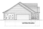 Country House Plan Left Elevation - Hobkirk Country Ranch Home 065D-0028 - Search House Plans and More