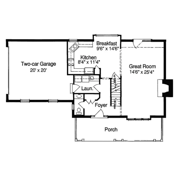 Traditional House Plan First Floor - Dominique Country Farmhouse 065D-0166 - Search House Plans and More