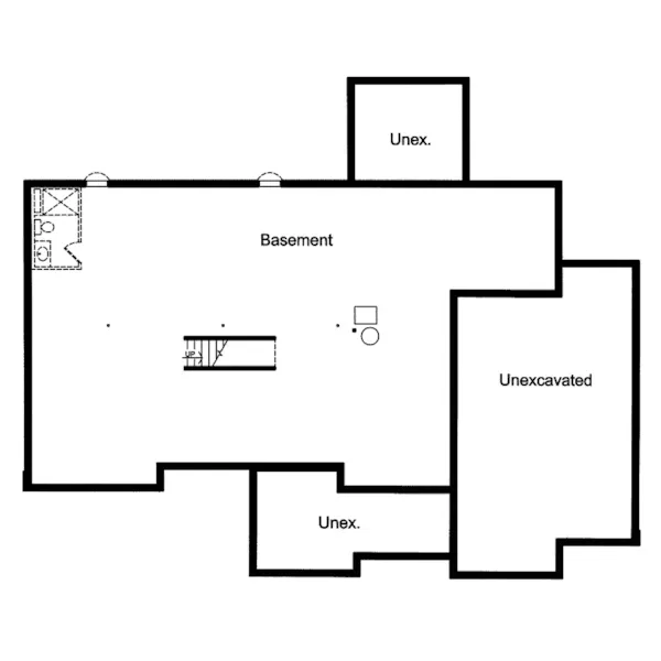 Country House Plan Lower Level Floor - Kincardine Craftsman Home 065D-0265 - Search House Plans and More