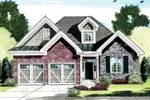 Shingle House Plan Front of Home - Harbor Mill Craftsman Home 065D-0277 - Search House Plans and More