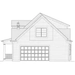 Traditional House Plan Right Elevation - Restormel Cape Cod Home 065D-0279 - Shop House Plans and More