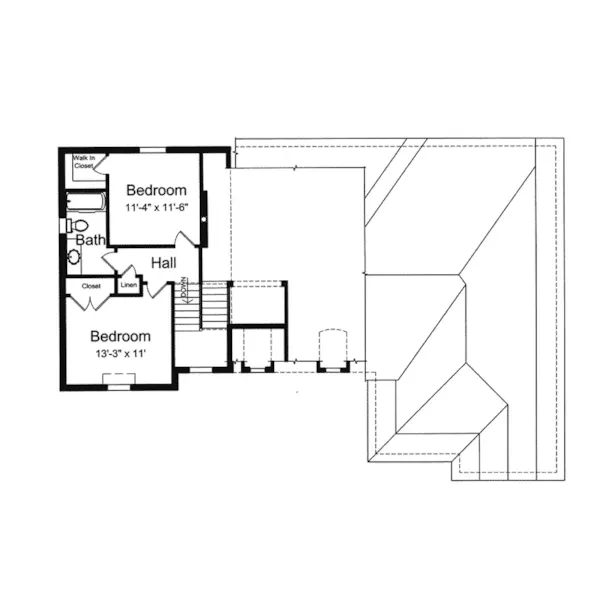 European House Plan Second Floor - Lacewood Country French Home 065D-0298 - Shop House Plans and More