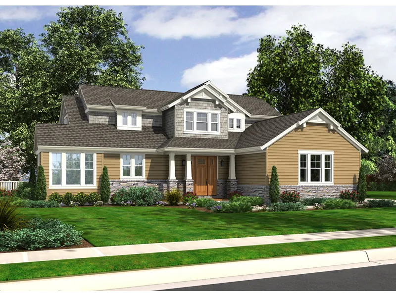 Great Looking Craftsman Style Two-Story House