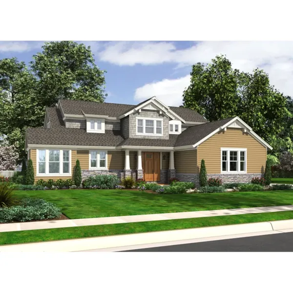 Great Looking Craftsman Style Two-Story House